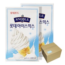 롯데 스노블 아이스믹스 바닐라 2박스 20팩 아이스크림, 2box, 1000ml