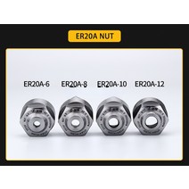 ER20A 콜릿 조각 기계 용 척 너트 진흙 방지 CNC 공구 홀더 스핀들 고정밀, 10 ER25UM-14mm