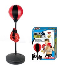 5세 활동량 많은 유아 에너지발산 귄투놀이 아이펀치볼 실내운동 발차기