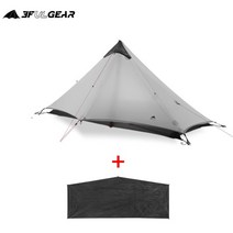 거실형 텐트 쉘터캐빈형 6인용 터널형 리빙쉘 쉘터 3F UL GEAR LanShan 1, GY 3season 및 매트