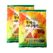 fm)팥모아 빙수용 과일맛 젤리 300G 2개 카페 업소용 식자재 빙수떡