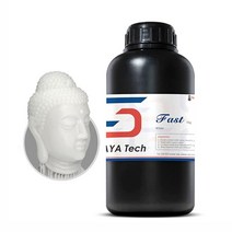 Siraya Tech Fast ABS-Like 3D 프린터 수지 405nm UV-경화 부서짐 없음 고정밀 프린팅 액체 표준 광경화성 LCD DLP 프린팅용 크리미 1 kg, White