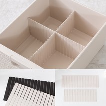 더홈 그리드 플라스틱 서랍장 칸막이, 1개, 02.브라운