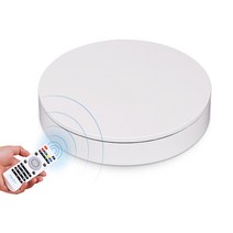 Com-X YKC 360도 회전 테이블 동영상 촬영 회전스탠드 3D VR 촬영 원격 조종, 화이트, 320RL60