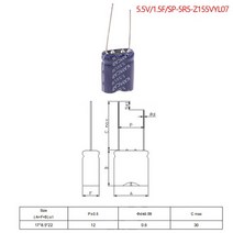 Supercapacitor 5.5V0.22F Farah Combination Vehicle Recorder, 03 As Pic Show