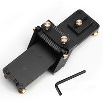 호닝가이드 날연마대패 치즐 조각용 알루미늄 고정 각도 연마 프레임 칼 숫돌 목공, 01 Black