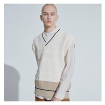 티아이포맨 티아이포맨 임시완 착용 컬러 배색 VEST 뉴스탠다드 _M212MSW505M