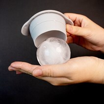 실리콘 아이스볼 메이커 하이볼 얼음틀 대형 6cm 휴대용, 1개