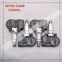 타이어부품 닛산 리프 알티마 무라노 2015 인피니티 Q50 QX56 타이어 압력 센서 TPMS 433MHz 40700-3JA0B, 02 4PCS