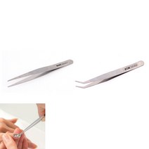 핀셋 핀셋집게 속눈썹연장 블랙헤드집게, 굴곡형
