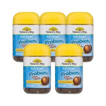 Natures Way 네이처스 웨이 아이들용 스마트 프로바이오틱 유산균 초코볼 For Children Smart Probiotic Choc Balls 50개, 5개