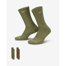 나이키 에브리데이 울 쿠션 크루 삭스(2켤레) DQ6394-903 139256 국내매장정품, L (270-300)