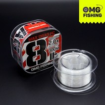 오마이갓피싱 맥스드랙 FC 300m 150m 카본라인 쇼크리더 낚시줄, 6.0호(24LB)/225M