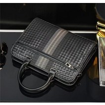 소가죽 서류가방 Luxury Drand Business Men39s Hand-woven Handbag Office Laptop13-14quot Briefcase Messenger