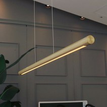 [빛나라닷컴] LED 리오브 슬림 바 펜던트 조명, 골드 (900mm/6500K 주광색)