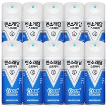 멘소래담 스프레이 쿨 180mlx10개 쿨타입 타박상 통증완화 뿌리는 에어 파스, 6.4oz, 10개