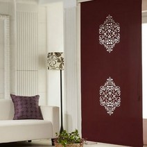 창데코 은은한 채광 레이저 블라인드 다마스크