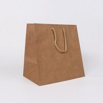 KM 무지 크라프트 도시락 초밥 배달 포장 쇼핑백 중 1박스 200장, KM 크라프트 초밥 쇼핑백 (중)