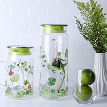 유리물병 로소리갈 1300ml, 그린0.9L