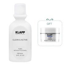 [정품증정] 클랍 클린&액티브 토닉 위드아웃 알콜 (+콜라겐 크림 50ml 1개)
