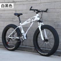 카본 mtb 산악자전거 광폭 티타늄 접이식 자전거, 27단, 24inch, 04.화이트블랙