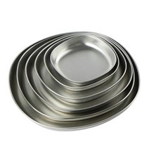 스텐 사각접시 디저트 스텐그릇 찬기 앞접시, 1호, 스텐사각접시