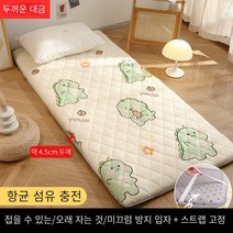 두꺼운 수면 패드 바닥 포장 유물 홈 쿠션 특수 라텍스 매트리스 임대 주택 학생 기숙사 싱글 매트리스, 두꺼운 대금—공룡