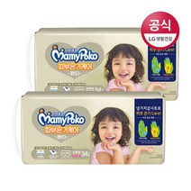 마미포코기저귀 피부온기케어 특대34P(여)x2팩, 단품