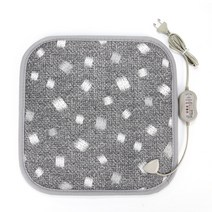 포시즌 전기방석 국내생산100% 온열/과열방지 극세사 쇼파용 매트장판, 모던그레이_폭신단면_1인용