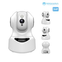 YESKAMO 예스카모 고화질 실내외용 보안 무선 IP CCTV 카메라, KR-825-S-5M-Bai-선택4