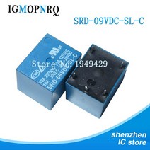 5PCS 릴레이 SRD-03VDC-SL-C SRD-05VDC-SL-C SRD-06VDC-SL-C 3V 5V 6V 9V 12V 24V 10A 250VAC 5PIN T73 SRD, 02 SRD-09VDC-SL-C