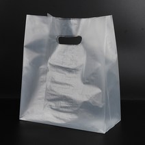 월드몰 HD 반투명 무지 비닐쇼핑백 중 100개 23 x 12 x 35 cm, 1개