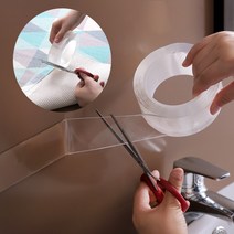 쇼핑라이프 2mm두께 초 강력 만능 리빙 괴물접착력 흔적없는 다용도 양면 테이프 3cmX2m, 1개