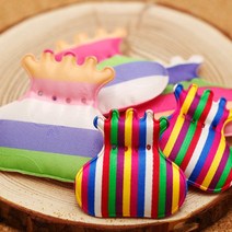 DIY 방과후만들기 색동 복주머니 장신구(크기선택) 전통소품 만들기재료, 대