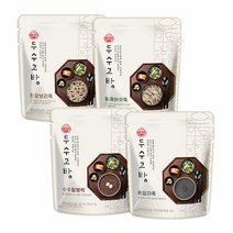 오뚜기 두수고방 죽 4종세트(흑임자+수수팥+들깨버섯+된장보리)