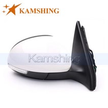 룸미러Kamshing For Volkswagen / VW Tiguan 2010- 자동차 외부 후면보기 미러 사이드 후진 주차 어셈블리, 02 6wire right side