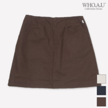 후아유 여성 린넨 스커트 WHWH92411F