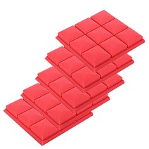 5 pcs 방음 폼 어쿠스틱 패널 소음 감소 흡수 웨지 타일 방음 KTV 스튜디오 룸 벽 스티커, 03, 300x300x50mm, 03