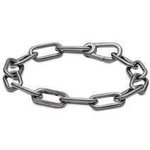 실버 로즈 루테늄 도금 미 링크 체인 팔찌 925 스털링 유럽 구슬 매력 Diy 쥬얼리