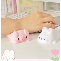 애니멀 손목보호 패드 마우스패드 손목받침, 옐로우시바견, 1개