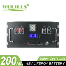 대형차부품 충전식 배터리 안전 금속 케이스 24v 100Ah 48v 50Ah lifepo4 RV 캠핑카 태양열 세금 없음, 06 48v 200Ah
