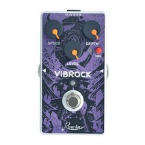 기타반주기 통기타 노래 Rowin RE-02 VIBROCK Chorus-트레몰로 모노 블록 페달 풀 사이즈 변조 기타 트루 바이패스, [01] 보라색