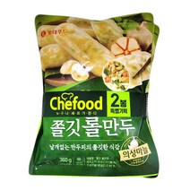 롯데 쉐푸드 쫄깃 롤만두 360gx2개/특별기획 에어프라이어 떡볶이 분식 만두국 찐만두 홈파티음식 가정간편식, 1봉지