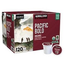 (미국직배) 코스트코 커클랜드 캡슐커피 다크로스트 K컵 전용 120ct Kirkland Signature Coffee Organic Pacific Bold Recyclabl, 퍼시픽 볼드 다크로스트