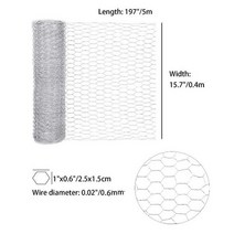 와이어 메쉬 울타리 DIY 공예 홈 인테리어 경량 아연 도금 육각 스틸 식물 관리, 01 Grey