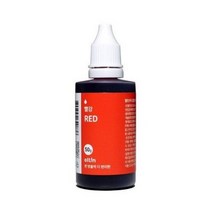 엘틴 진한 푸드칼라 빨강, 50g, 3개