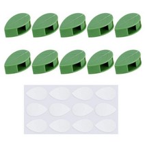 식물 원예 재배 정원 고정 장치 클립 등반 벽 자체 접착 패스너 묶인 덩굴 버클 후크, 10PCS, 크기가 큰
