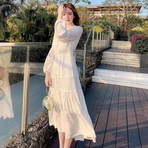 펀칭원피스 제주도 여행 룩 코디 발리 브라이덜샤워 화이트 원피스 pd4