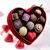 더하트10 수제 초콜릿 명품 파베 생초콜릿 선물 세트, 1세트