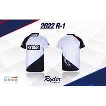 [RYDER] 라이더 2022년 남여 신상티셔츠 2022-R-1 화이트&블랙컬러 배드민턴&탁구&볼링&스쿼시&테니스&스포츠&라온스포츠